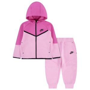 Nike Tech Fleece Full Zip Set - Girls' Toddler